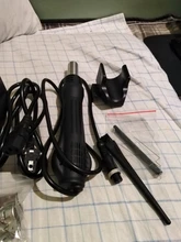 Eruntop-Estación de soldadura Digital LED 858D, desoldadura de hierro para soldar, BGA refundido, pistola de aire caliente