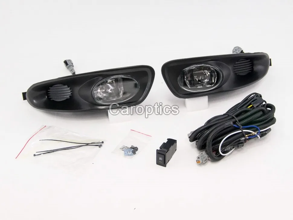 Противотуманные фары (комплект) Nissan Maxima A33 (2000-2006) DLAA DNS-080B+WB | Автомобили и
