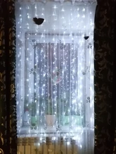 LED Garland Curtains Usb-Power-Fairy-Lights Christmas-Decoration Living-Control Remote