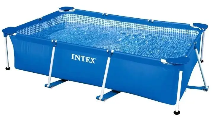 

Intex Rectangular Ultra Metal Frame Pool, 2.2x1.5x.6m, Easy Set Pool, Big Swimming Pool for Spa Party -28270