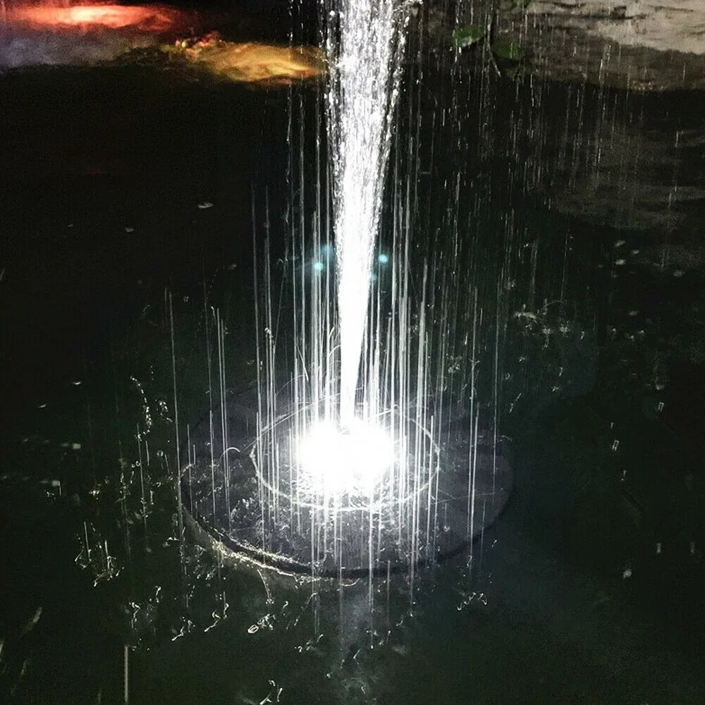 

20 Pcs Floating brushless with LED Night Lights and battery in Water Pump Fountain Solar Power dhlsp