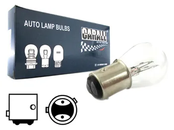 

10 PCs halogen lamp S25 P21/4W BAZ15D asymmetrical 12V 21/4W