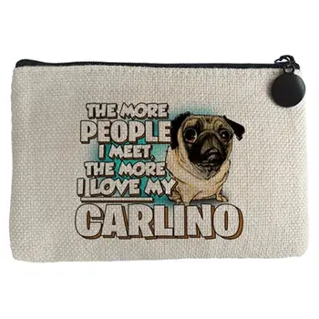 

Purse I love my Carlino race dog