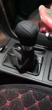 Car-Gear-Head-Shift-Knob-Cover Ball-Collars Ford-Focus-2-3-4-Mk2 MK3 MK4 MT