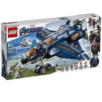 

Designer super heroes "upgraded Quinjet of The Avengers" Lego 76126-l