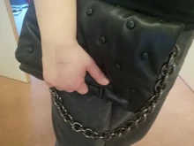 Bolso cruzado de cuero PU de cadena de metal de Color liso para Mujer, Bolso cruzado de diseñador, bandolera de hombro, novedad de 2021