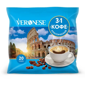 

Coffee Veronese "classic", 3 in 1, 20 bags