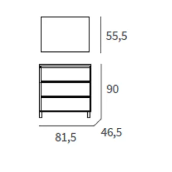 

KALMA white COLOR bathroom cabinet with basin and mirror
