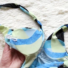 Bañador Sexy de una pieza para mujer, traje de baño estampado, mono de un hombro, Monokini de realce, brasileño, ropa de playa para verano, 2021