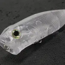 WLure 12 г Неокрашенный Поппер для рыбалки наживка громкий звук с высокой водой всплеск для изготовления приманки хобби UPT605P10