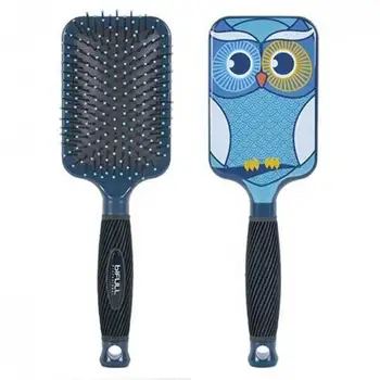 

Turquoise owl racket brush-Bifull