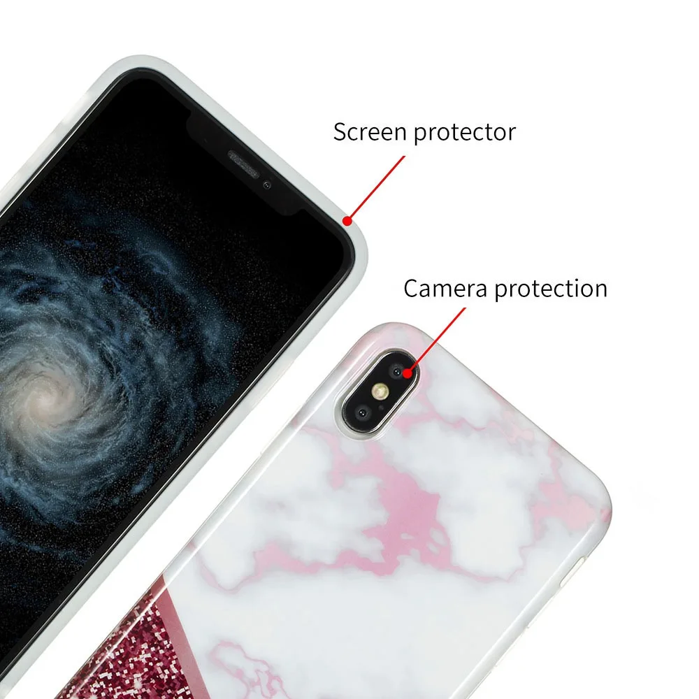 KISSCASE Glossy Phone Case For iPhone 7 8 6 6S Plus Soft TPU IMD Cases For 5