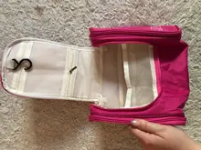 Neceser de viaje de nailon impermeable Unisex, bolsa de cosméticos para mujer, bolsas para maquillaje de viaje colgantes, Kits de aseo y de higiene