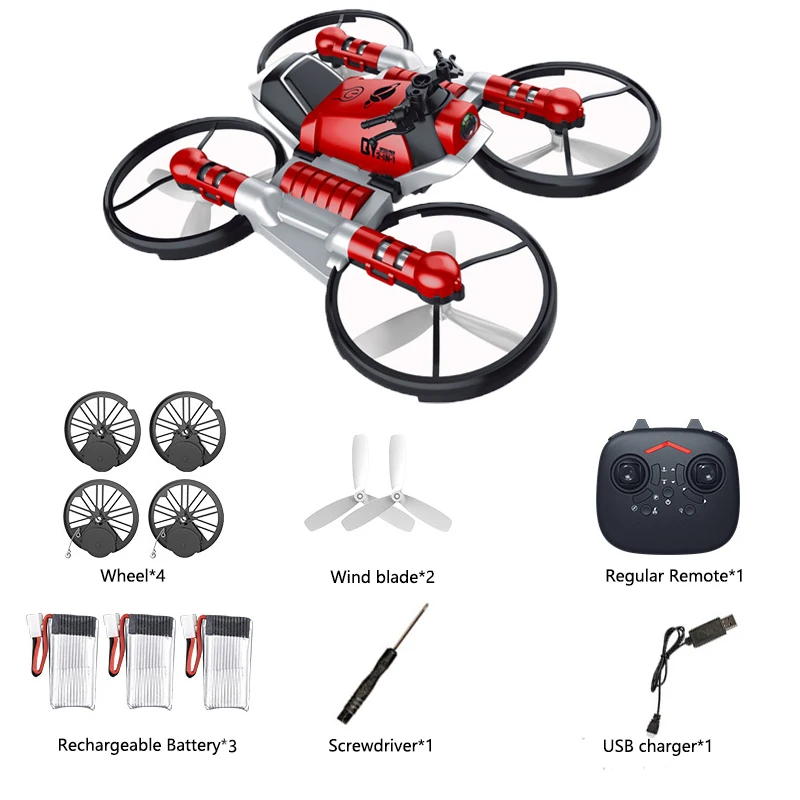 quadcopter rc mini drone 720P MINI Drone Land and Air Mode Can Be Switched Profesional Quadcopter Foldable Real-time transmission RC Drone Kid Toy GIft world tech toys prowler spy drone camera remote control quadcopter RC Quadcopter