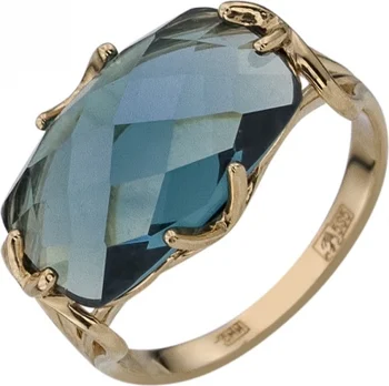 

Aloris ring with 1 Topaz in red gold