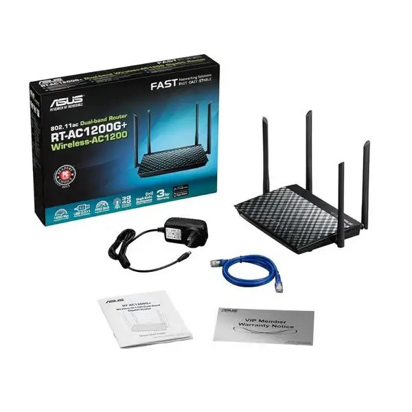 Маршрутизатор Asus 90IG0241-BM300 Wi-Fi AC1200 USB 2,0-1 шт