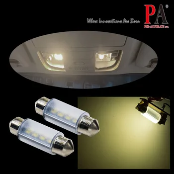 

PA LED 4PCS x 3014 led Car Indoor Festoon Warm White Color 36mm LED Positive Instruction 12V