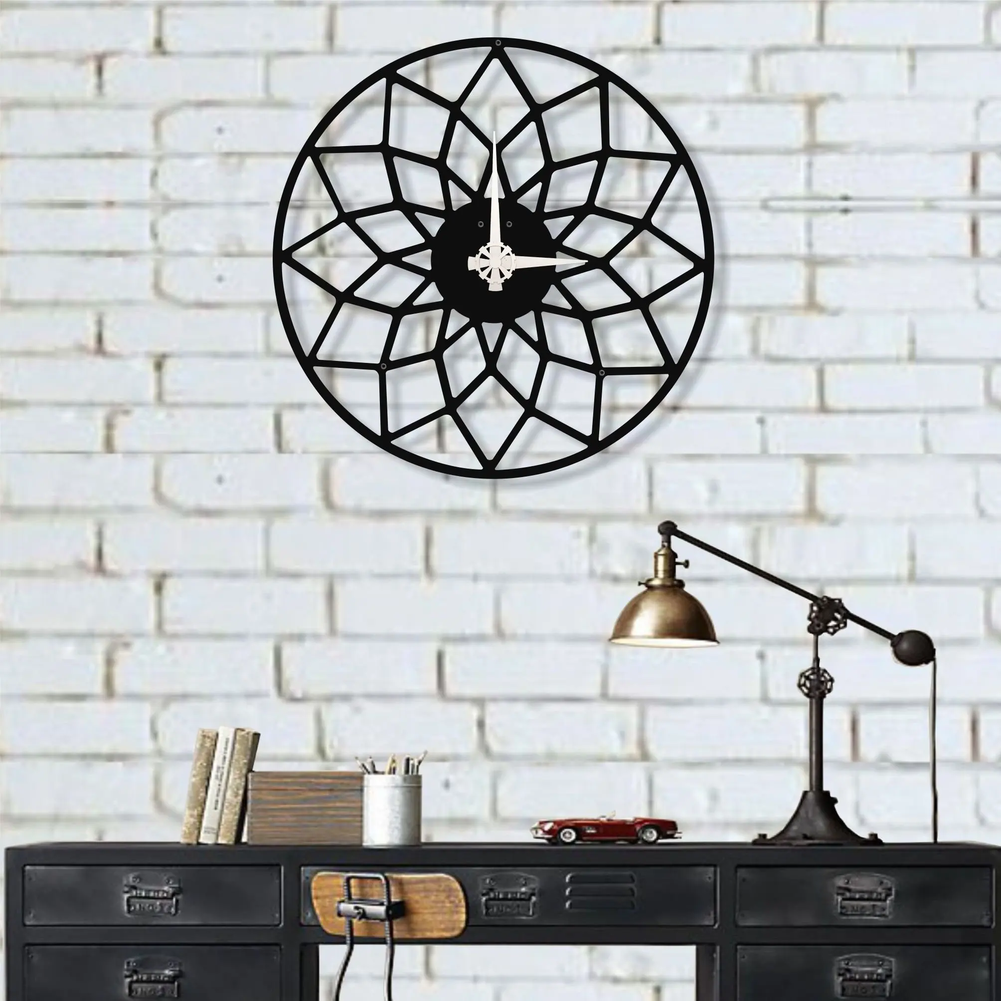We'll email you if it doesn't. Metal Wall Clock Dream-catcher Art Decor New Home Gift | Дом и сад