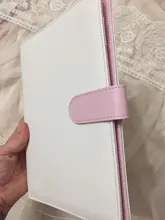 Carpeta de archivos recargable para Notebook, funda para Bloc de notas, carpeta de cuero, suministros de oficina, novedad