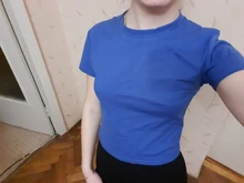 Green Crop Top T-Shirt Female Solid Cotton O-Neck Short Sleeve T-shirts for Women High