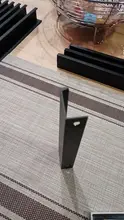 KAK de moda negro escondido manijas del Gabinete de aleación de aluminio de cocina manijas armario tiradores pomos de cajones de muebles de la puerta de la habitación de Hardware