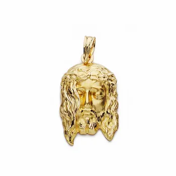 

Head face Christ 18k Gold 23mm. [AA2452]