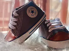 Zapatillas de deporte para bebé, zapatos de lona con estampado de estrella, suela suave antideslizante para recién nacido, primeros pasos, zapatos de lona para bebé