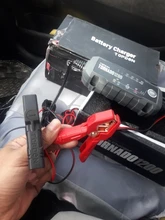 Topdon-cargador de batería de coche T1200, 6V, 12V, automático, ácido de plomo, cargador de batería de litio para coche y motocicleta, hasta 80Ah