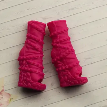 

Shoes for dolls Ever After High and Monster High boots pink