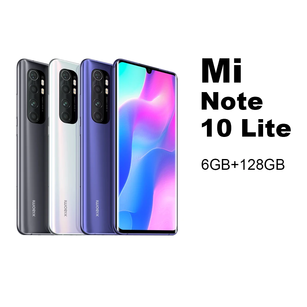 Mi Note 10 Lite 6GB 128GB Mobile phone Smartphone Cellphone Xiaomi Redmi MIUI AndroidSnapdragon730G Octa Core 64MP Quad Camera 5260mAh 6.47 Mi Note 10 Lite 6GB 128GB Mobile phone Smartphone Cellphone Xiaomi Redmi MIUI AndroidSnapdragon730G Octa Core 64MP Quad Camera 5260mAh 6.47