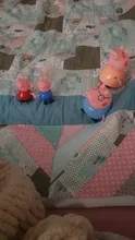 Figuras de acción de Peppa pig, George, familia de conejillos de indias, papá, mamá, Anime Original, juguetes para niños, regalo de Navidad