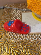 Zapatilla de mascota forma Squeaky juguetes perro juguetes con sonido de perro de perrito jugar Squeaker juguete para suministros para perros mascota