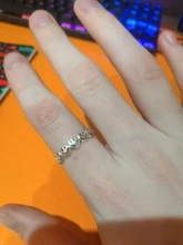 Vintage Ancient Silver Color Happy Smiling Face Open Rings for Women Punk Hip Hop Adjustable