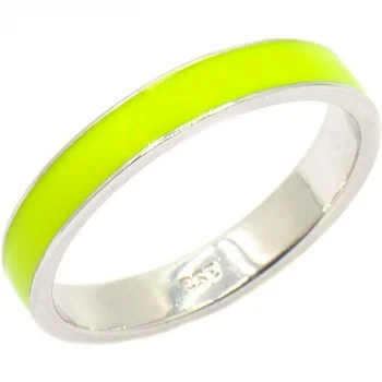 

Silver Wings enamel ring in silver