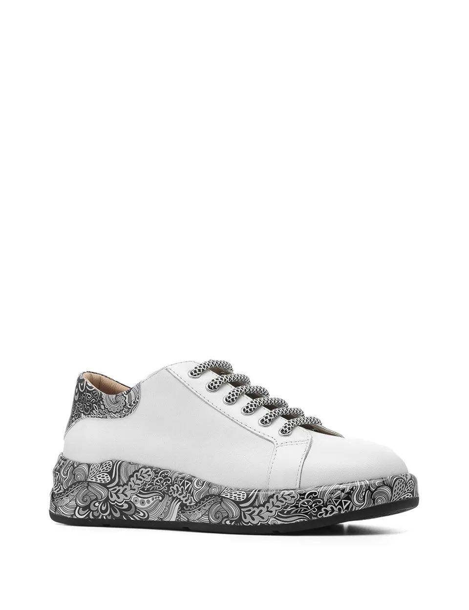 

ILVi-Genuine Leather Handmade Jiza Women's Sneaker White Leather Women Shoes 2020 Spring Summer (Made in Turkey)