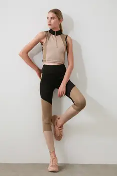 

Trendyol With Color Block Sports Leggings TWOAW21TA0010