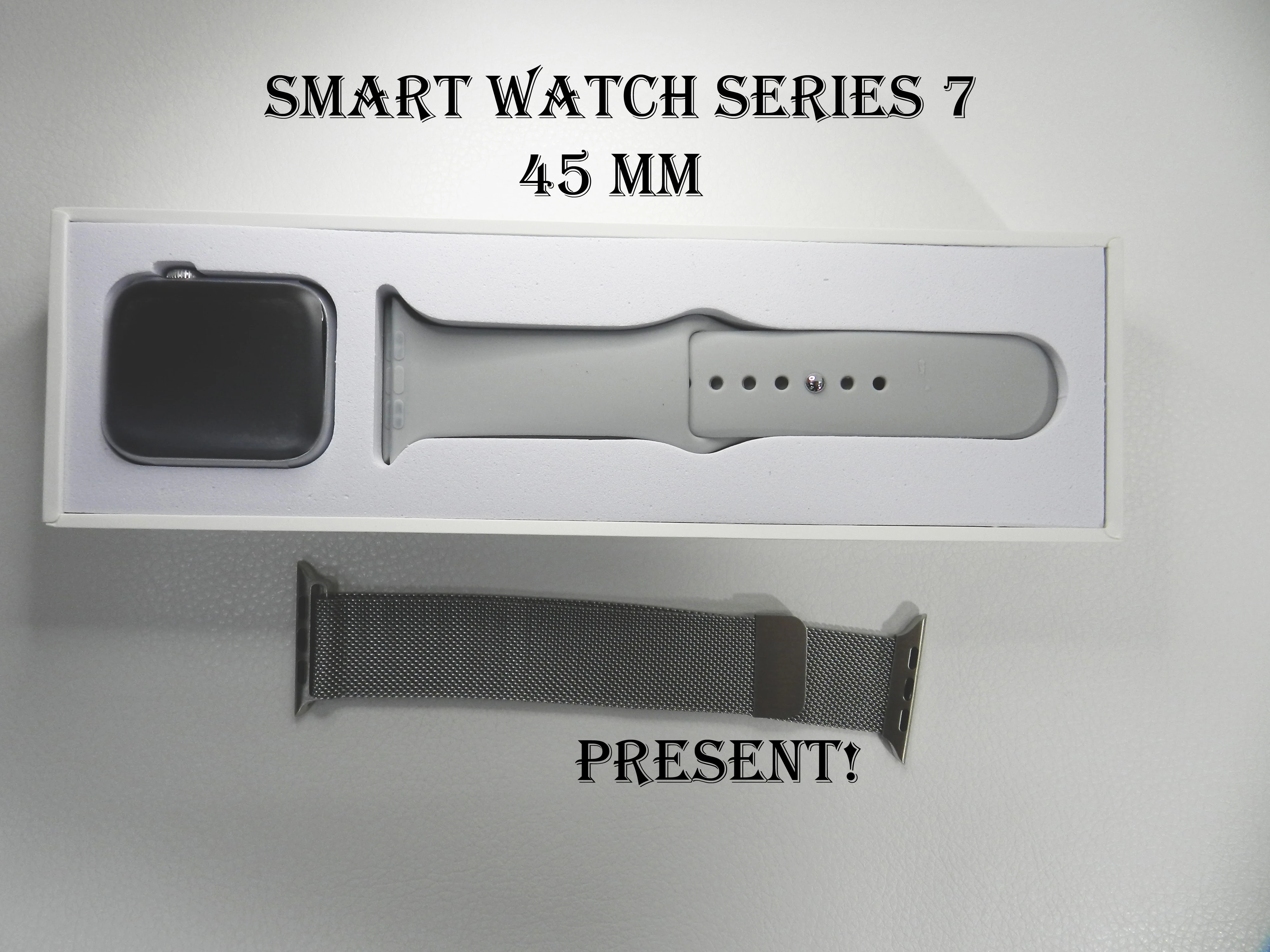 Smart watch series 7 45mm silver applewatch7 m36 plus доставка из России умные часы со звонком |