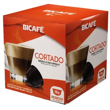 

Cut bicafe, 16 compatible capsules Dolce Gusto