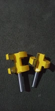 Cortador de dientes cuadrado con ranura en T, vástago de 8MM, fresa, cuchillo de tallado, brocas de enrutador para madera, herramienta para carpintería, 2 uds.