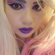 L-Email Wig Blonde Ahri Cosplay Synthetic-Hair KDA Baddest Heat-Resistant with LOL Ears