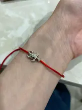 Pipitree-pulsera con abalorio de tortuga de mar de la suerte para mujer y niño, brazalete de cordel rojo, Pulseras de deseos, regalo, joyería