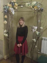 Skater Skirt Midi Knee-Length Vintage High-Waist Cotton Women New-Fashion Ladies Swing