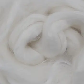 

Wool for felting viscose 100%, 50 gr. (0230 bleached)