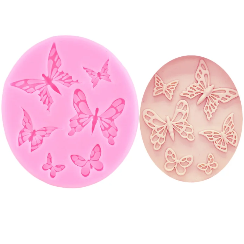 Butterfly Silicone Fondant Cake Mold Decorating Chocolate Candy Baking Mould 