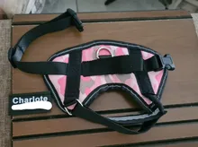 Arnés de perro sin tirar reflectante transpirable arnés de mascota ajustable para chaleco de perro ID parche personalizado para caminar al aire libre perro suministros