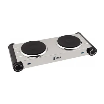 

Electric cooker stainless steel 2 burners