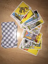 Cartas de tarot rider para adivinación, uso personal, cubierta de tarot, versión completa en inglés, gran oferta