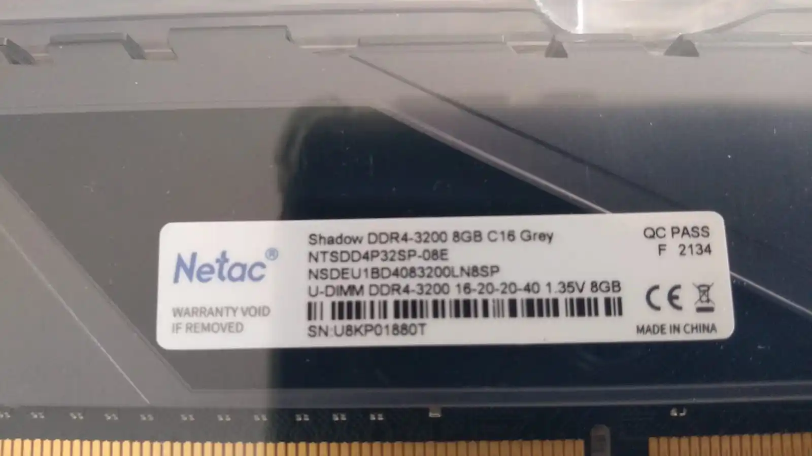 Netac ddr4 8gb 3200mhz. Netac ddr4 8gb 3200mhz
