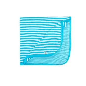 

Minutus-Blanket for newborn thin knitted cotton's, ideal for entretiempo and summer, STRIPED, blanket baby muslin
