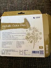 Rotuladores metalizados para escritura, bolígrafos artísticos de tinta permanente, apto en papel, piedra, vidrio, pared, 10 unidades/lote